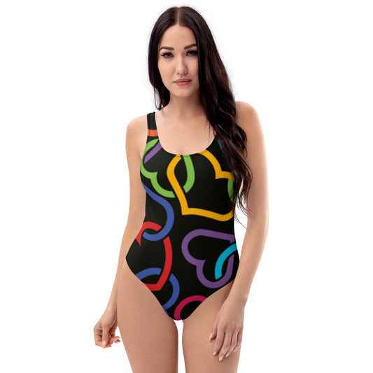 BenB Hearted One-Piece Swimsuit